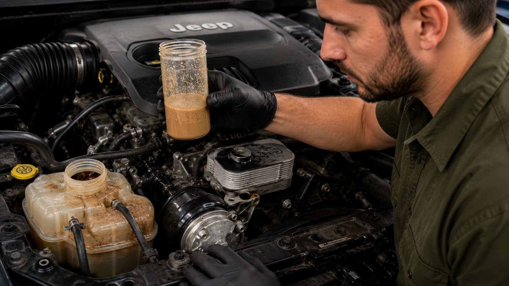 Trocador de calor da linha Jeep (Renegade e Compass): o defeito que mistura óleo e água